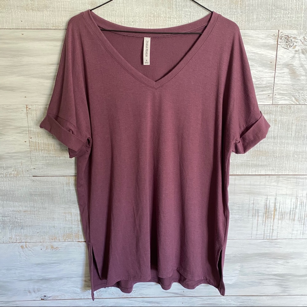 Zenana Premium Purple Shirt